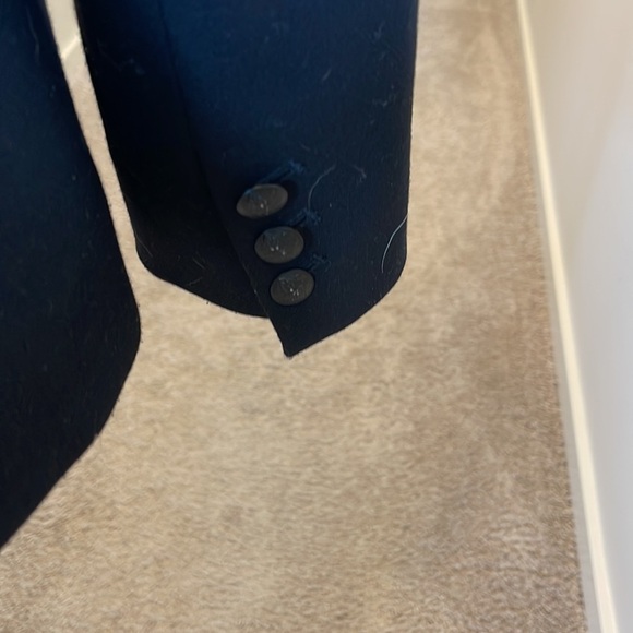 J crew classic wool blend black blazer two button front - Picture 12 of 12